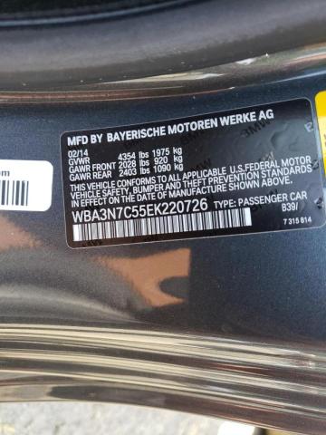 Photo 10 from auction – 2014 BMW 428 I with VIN WBA3N7C55EK220726