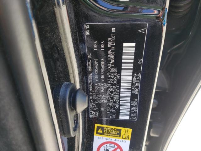 Photo 10 from auction – 2015 TOYOTA HIGHLANDER with VIN 5TDJKRFH2FS180443
