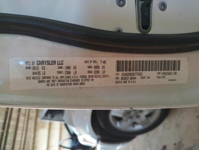 Photo 10 from auction – 2008 DODGE CALIBER with VIN 1B3HB28B58D776323