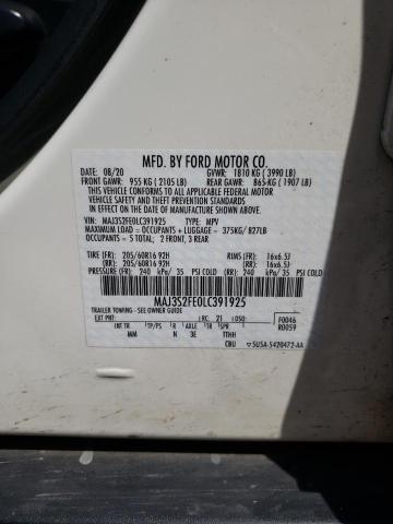 Photo 10 from auction – 2020 FORD ECOSPORT S with VIN MAJ3S2FE0LC391925