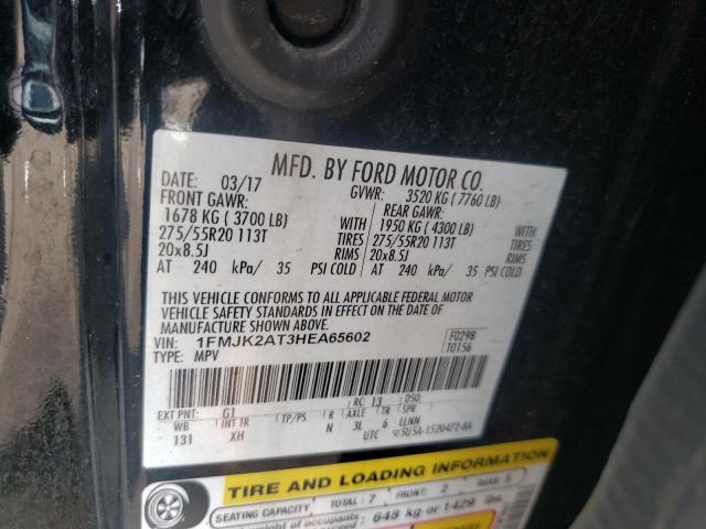 Photo 10 from auction – 2017 FORD EXPEDITION with VIN 1FMJK2AT3HEA65602