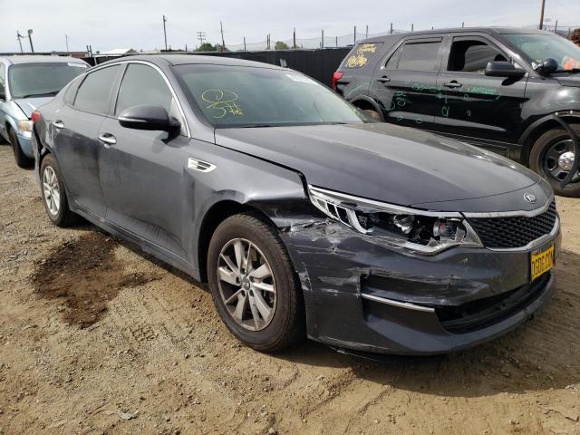 KIA OPTIMA LX 2017 with VIN KNAGT4L30H5132822 - Photo from auction