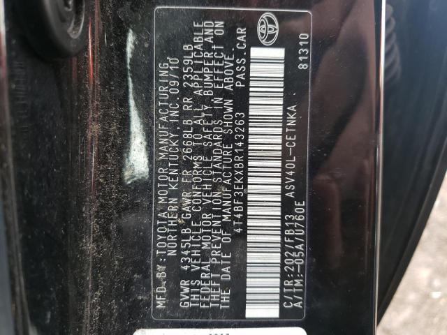 Photo 10 from auction – 2011 TOYOTA CAMRY BASE with VIN 4T4BF3EKXBR143263