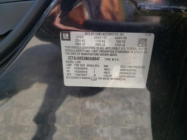 Photo 10 from auction – 2011 GMC TERRAIN SL with VIN 2CTALWEC8B6306847