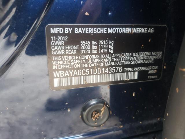 Photo 10 from auction – 2013 BMW 740 I with VIN WBAYA6C51DD143576