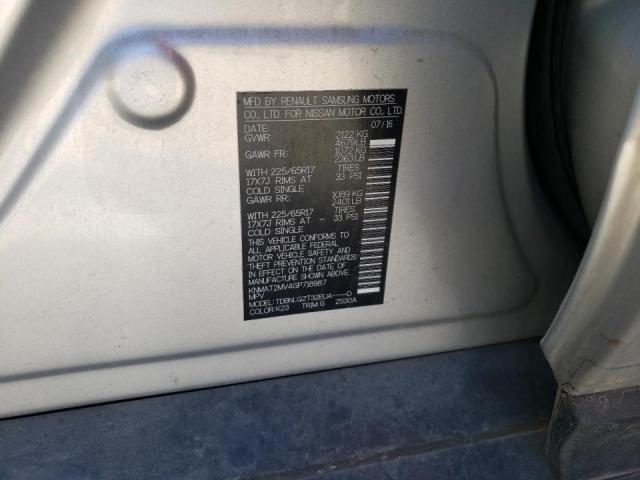 Photo 10 from auction – 2016 NISSAN ROGUE S with VIN KNMAT2MV4GP718987
