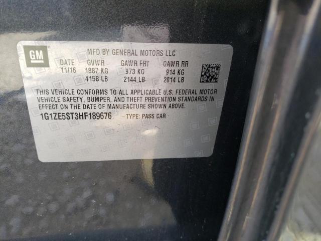 Photo 10 from auction – 2017 CHEVROLET MALIBU LT with VIN 1G1ZE5ST3HF189676