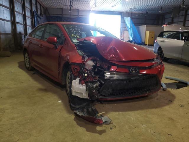 TOYOTA COROLLA LE 2021 with VIN 5YFEPMAE4MP250873 - Photo from auction