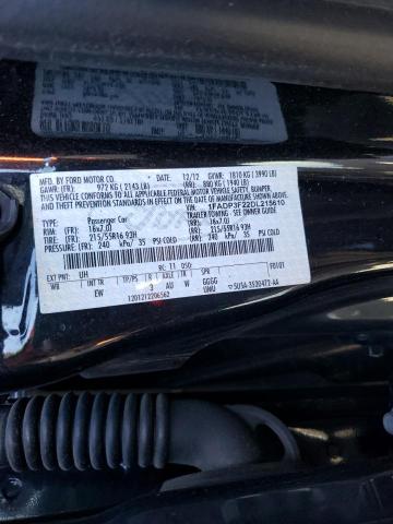 Photo 10 from auction – 2013 FORD FOCUS SE with VIN 1FADP3F22DL215610