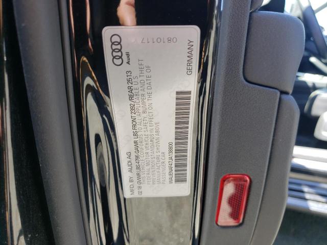 Photo 10 from auction – 2018 AUDI A4 PREMIUM with VIN WAUENAF47JA138800
