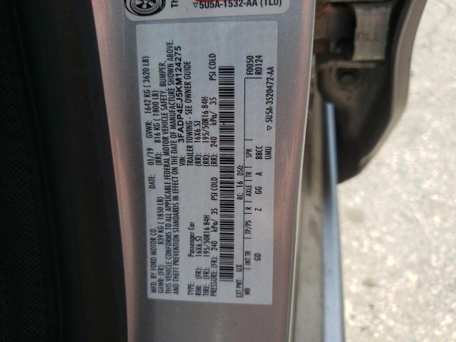Photo 10 from auction – 2019 FORD FIESTA SE with VIN 3FADP4EJ5KM124275
