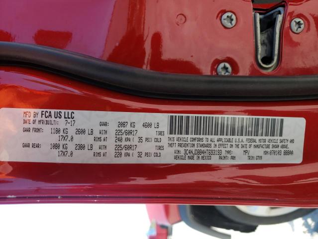 Photo 10 from auction – 2017 JEEP COMPASS LA with VIN 3C4NJDBB4HT693193