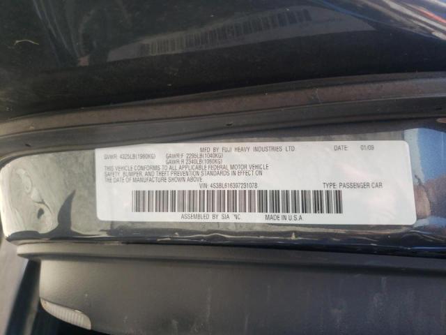 Zdjęcie 10 z aukcji – 2009 SUBARU LEGACY 2.5 z VIN 4S3BL616397231078