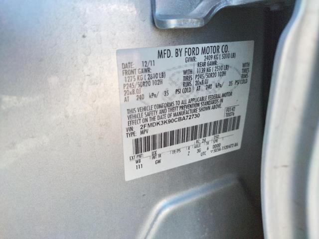 Photo 10 from auction – 2012 FORD EDGE LIMIT with VIN 2FMDK3K90CBA72730
