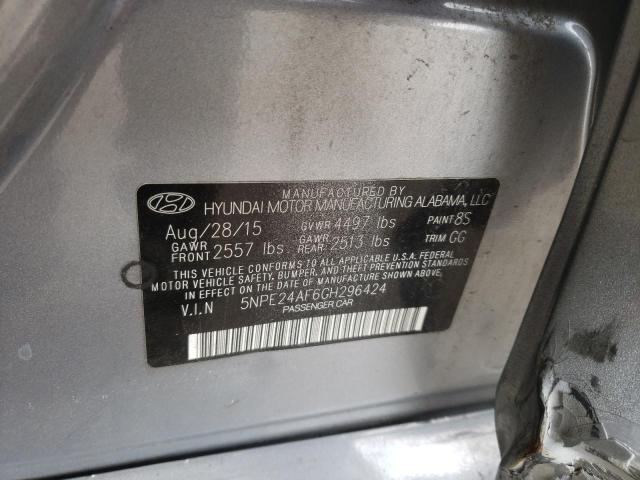 Photo 10 from auction – 2016 HYUNDAI SONATA SE with VIN 5NPE24AF6GH296424