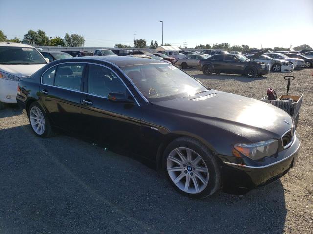 BMW 745 LI 2005 with VIN WBAGN63525DS59824 - Photo from auction