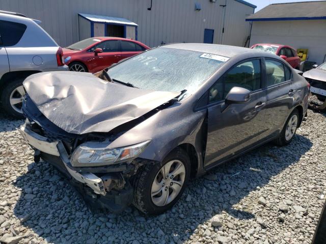 Photo 2 from auction – 2013 HONDA CIVIC LX with VIN 2HGFB2F59DH558497