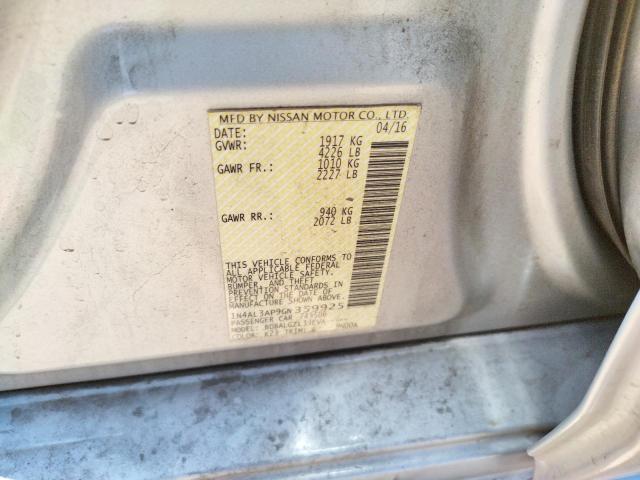 Photo 10 from auction – 2016 NISSAN ALTIMA 2.5 with VIN 1N4AL3AP9GN359925