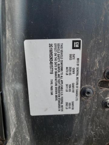 Photo 10 from auction – 2004 CHEVROLET IMPALA LS with VIN 2G1WH52K549157719