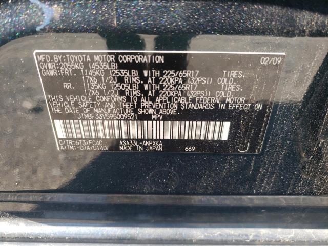 Photo 10 from auction – 2009 TOYOTA RAV4 with VIN JTMBF33V595009521