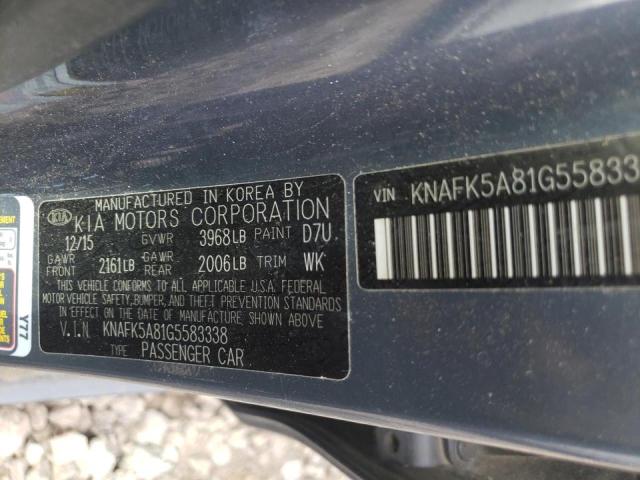 Photo 10 from auction – 2016 KIA FORTE LX with VIN KNAFK5A81G5583338