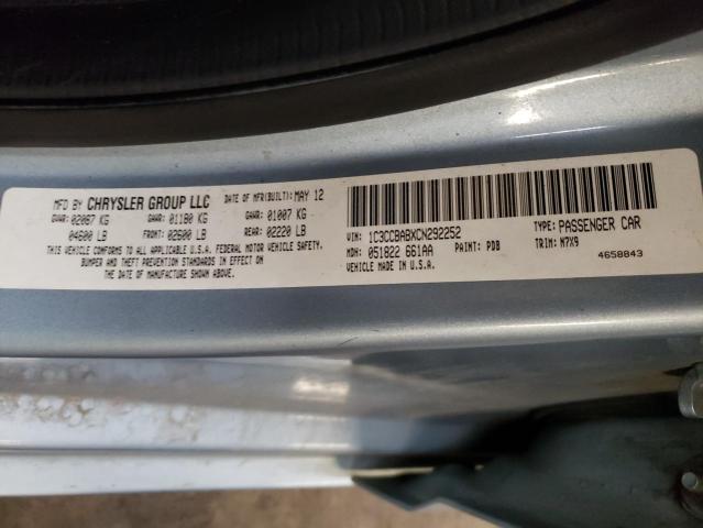 Photo 10 from auction – 2012 CHRYSLER 200 LX with VIN 1C3CCBABXCN292252