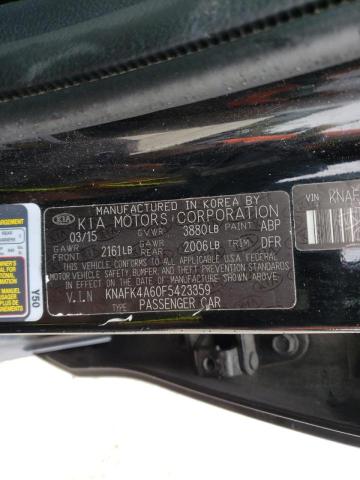 Photo 10 from auction – 2015 KIA FORTE LX with VIN KNAFK4A60F5423359