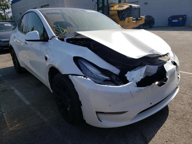 TESLA MODEL Y 2021 with VIN 5YJYGAEE1MF180346 - Photo from auction