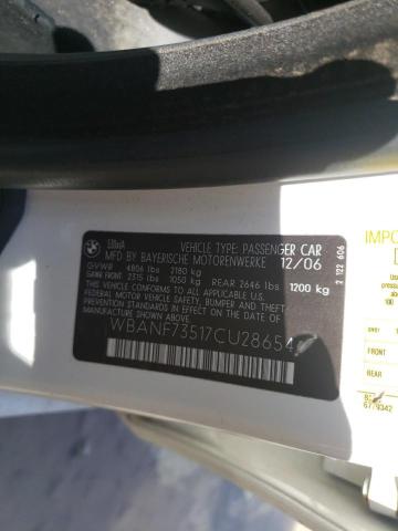 Photo 10 from auction – 2007 BMW 530 XI with VIN WBANF73517CU28654