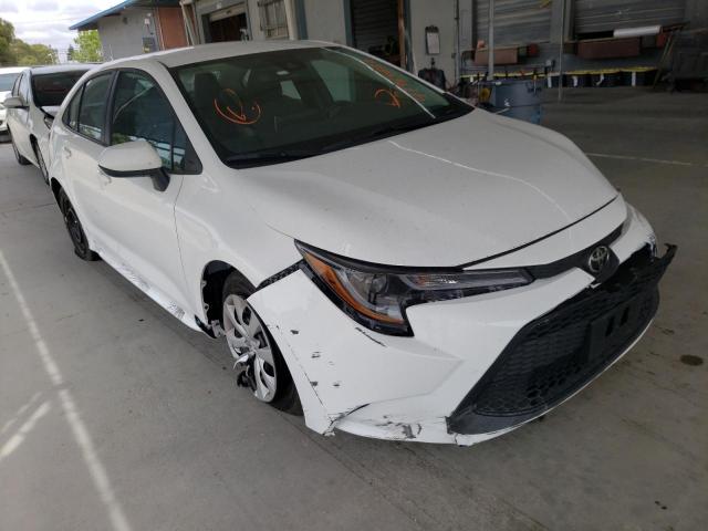TOYOTA COROLLA LE 2021 with VIN 5YFEPMAE1MP244917 - Photo from auction