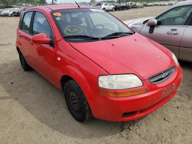 CHEVROLET AVEO BASE 2008 with VIN KL1TD66688B266888 - Photo from auction