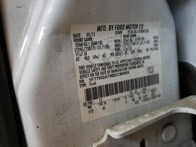 Photo 10 from auction – 2011 FORD F250 SUPER with VIN 1FT7W2AT9BEC80069
