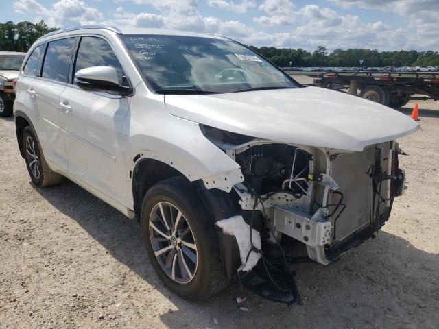 TOYOTA HIGHLANDER 2018 with VIN 5TDKZRFH7JS534966 - Photo from auction