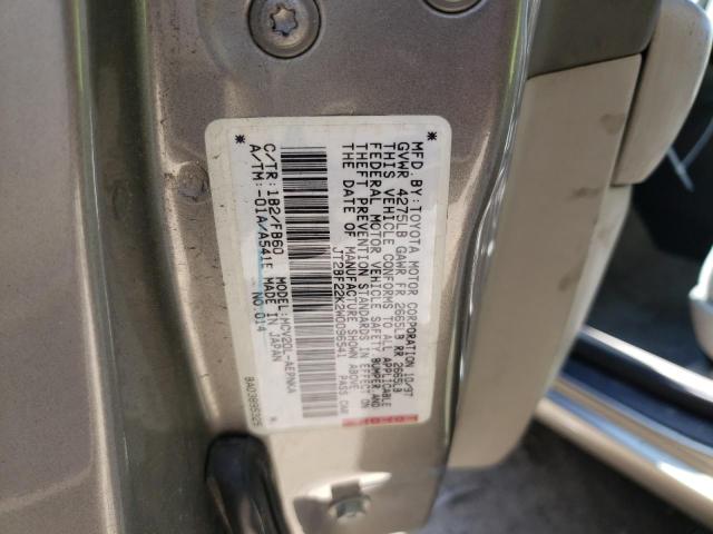 Photo 10 from auction – 1998 TOYOTA CAMRY CE with VIN JT2BF22K2W0096541