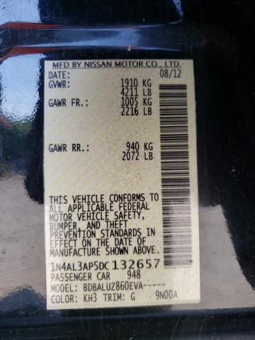Photo 10 from auction – 2013 NISSAN ALTIMA 2.5 with VIN 1N4AL3AP5DC132657