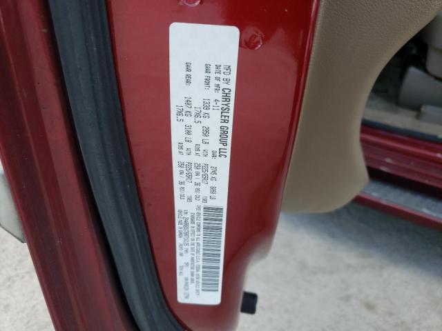 Photo 10 from auction – 2011 CHRYSLER TOWN & COU with VIN 2A4RR8DG7BR716125