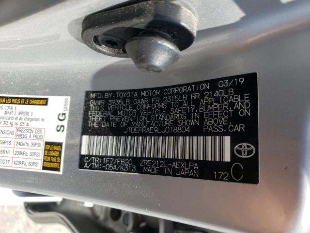 Photo 10 from auction – 2020 TOYOTA COROLLA LE with VIN JTDEPRAE9LJ018804