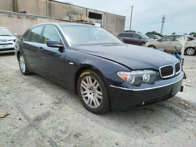 BMW 745 LI 2003 with VIN WBAGN634X3DR15790 - Photo from auction