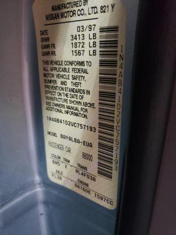 Photo 10 from auction – 1997 NISSAN SENTRA with VIN 1N4AB41D2VC757193