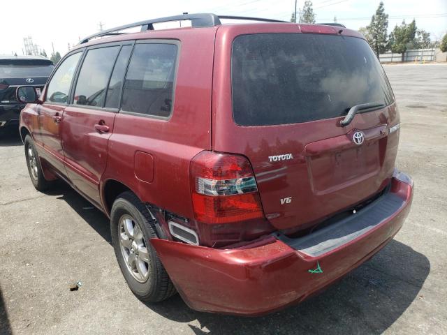 Photo 3 from auction – 2005 TOYOTA HIGHLANDER with VIN JTEDP21A850054519