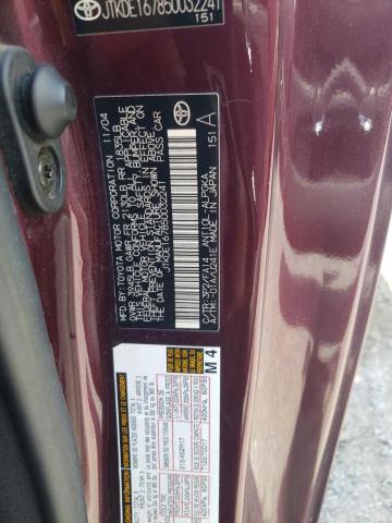 Photo 10 from auction – 2005 TOYOTA SCION TC with VIN JTKDE167850032241