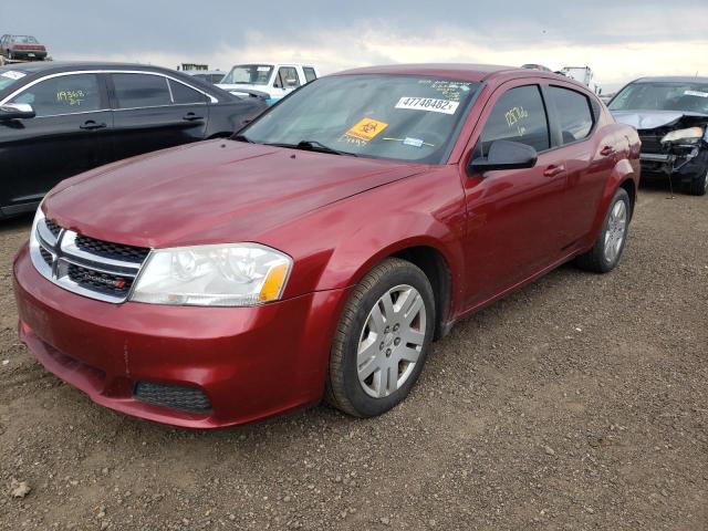 Photo 2 from auction – 2014 DODGE AVENGER SE with VIN 1C3CDZAB1EN200390