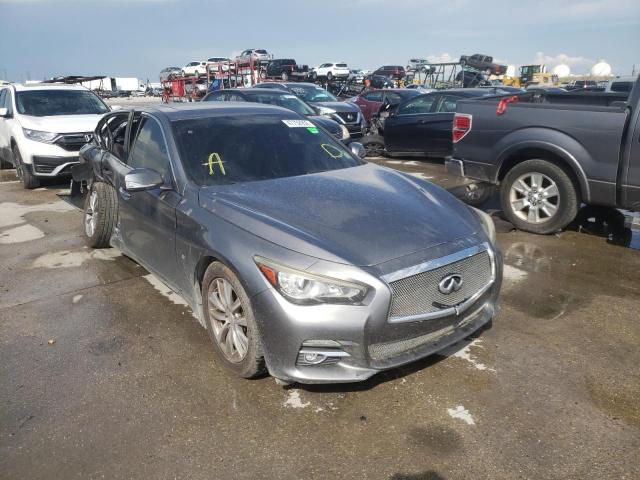 INFINITI Q50 BASE 2014 with VIN JN1BV7AP9EM692325 - Photo from auction