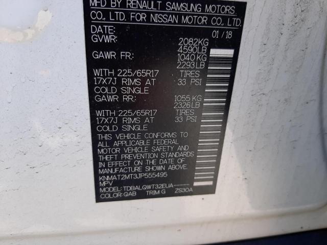Photo 10 from auction – 2018 NISSAN ROGUE S with VIN KNMAT2MT3JP555495