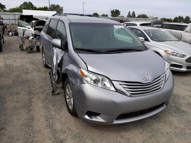 TOYOTA SIENNA LE 2015 with VIN 5TDKK3DC3FS623613 - Photo from auction