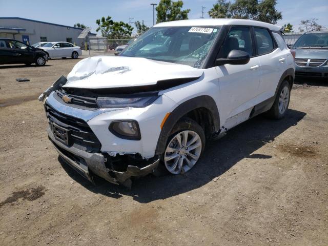Photo 2 from auction – 2021 CHEVROLET TRAILBLAZE with VIN KL79MMS21MB151177
