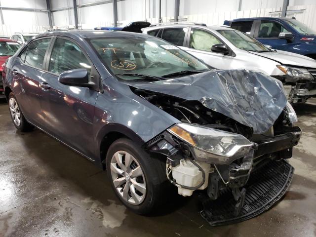 TOYOTA COROLLA L 2016 with VIN 2T1BURHE3GC624442 - Photo from auction