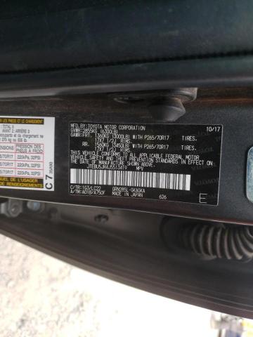 Photo 10 from auction – 2018 TOYOTA 4RUNNER SR with VIN JTEBU5JR4J5513419