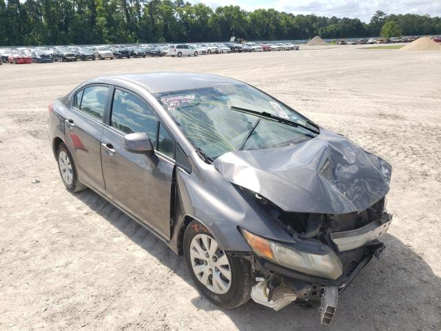 HONDA CIVIC LX 2012 with VIN 19XFB2F51CE085137 - Photo from auction