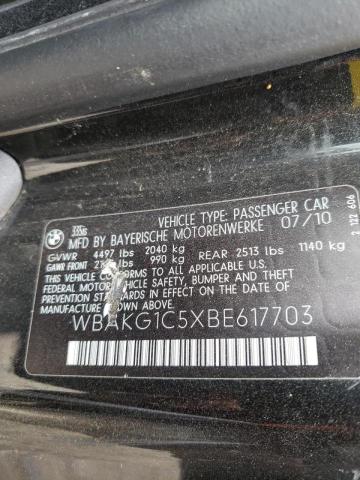 Photo 10 from auction – 2011 BMW 335 IS with VIN WBAKG1C5XBE617703